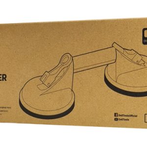 DELI βεντούζα τζαμιών DL-XP22, ικανότητα συγκράτησης 80kg, διπλή, 118mm 4 118mm