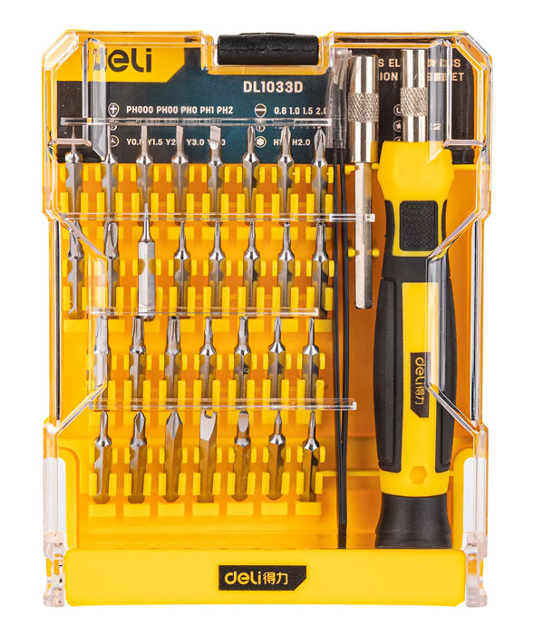 DELI σετ κατσαβίδια ακριβείας DL1033D DELI σετ κατσαβίδια ακριβείας DL1033D