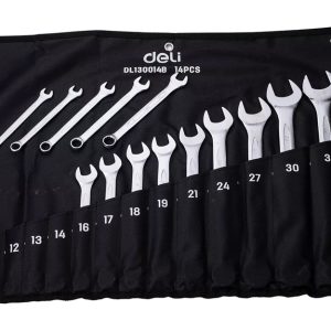 DELI σετ γερμανοπολύγωνα κλειδιά DL130014B, 10-32mm, 14τμχ 1 DELI σετ γερμανοπολύγωνα κλειδιά DL130014B