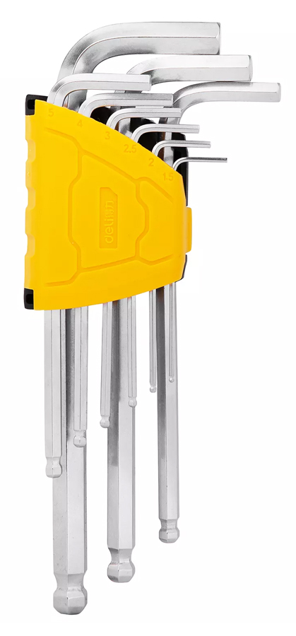 DELI σετ κλειδιά Allen DL3088 με μακρύ βραχίονα DELI σετ κλειδιά Allen DL3088 με μακρύ βραχίονα