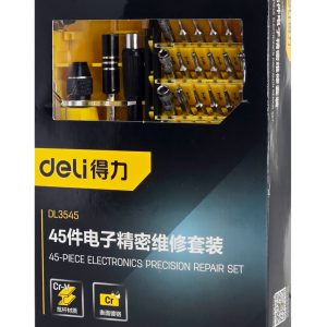 DELI σετ κατσαβίδι ακριβείας DL3545 με 42 μύτες, με θήκη, 45τμχ 3 45τμχ