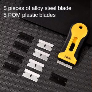 DELI εργαλείο αφαίρεσης κόλλας DL365105 για επισκευές κινητών, με 10x λεπίδες 2 με 10x λεπίδες