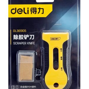 DELI εργαλείο αφαίρεσης κόλλας DL365105 για επισκευές κινητών, με 10x λεπίδες 4 DL365105 3