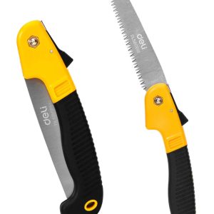 DELI πριόνι ξύλου DL580618 με εργονομική λαβή, αναδιπλούμενο, 180mm 1 DELI πριόνι ξύλου DL580618 με εργονομική λαβή