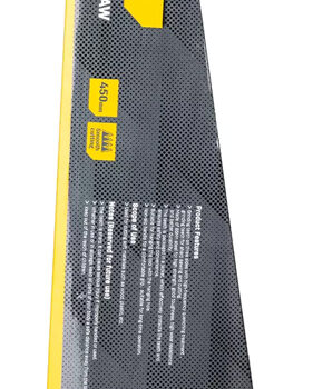 DELI πριόνι ξύλου DL6845A με εργονομική λαβή, 450mm, κίτρινο 3 κίτρινο