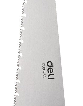 DELI πριόνι ξύλου DL6845A με εργονομική λαβή, 450mm, κίτρινο 1 DELI πριόνι ξύλου DL6845A με εργονομική λαβή