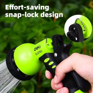 DELI πιστόλι νερού DL8760 με 9 λειτουργίες ψεκασμού, 3/4" 3 DL8760 2