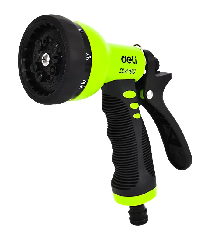 DELI πιστόλι νερού DL8760 με 9 λειτουργίες ψεκασμού DELI πιστόλι νερού DL8760 με 9 λειτουργίες ψεκασμού