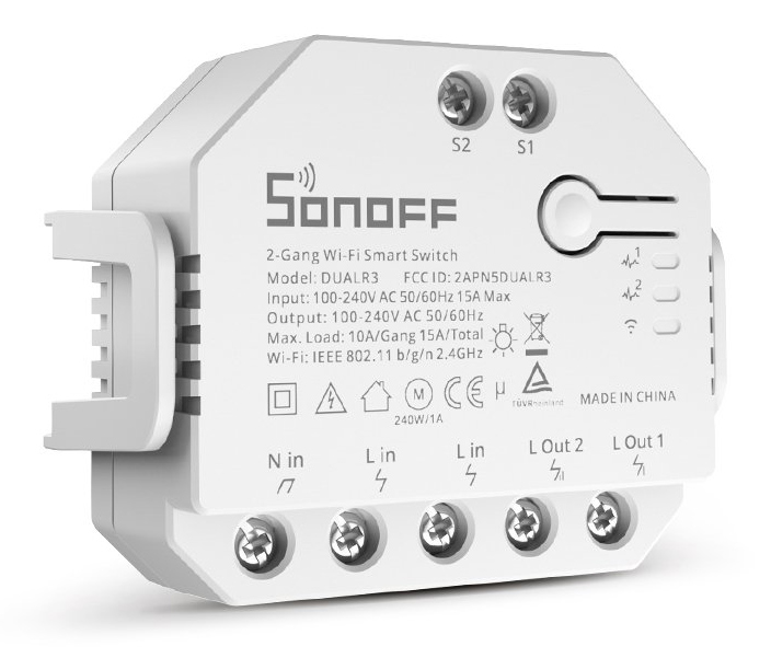 SONOFF smart διακόπτης DUALR3 SONOFF smart διακόπτης DUALR3