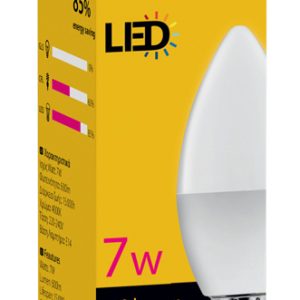 POWERTECH LED λάμπα candle E14-011, 7W, 4000K, E14, 600lm 3 4000K