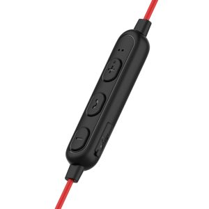 YISON earphones E14 με μαγνήτη, Bluetooth, 10mm, 65mAh, κόκκινα 3 10mm
