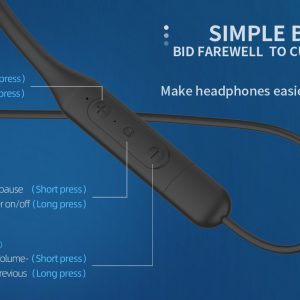 YISON earphones E20 με μαγνήτη, Bluetooth, 12mm, 250mAh, πράσινα 4 250mAh