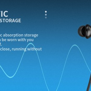 YISON earphones E20 με μαγνήτη, Bluetooth, 12mm, 250mAh, πράσινα 2 Bluetooth