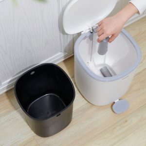 ECOCO κάδος απορριμμάτων E2228 με πεντάλ, 11lt, λευκός 4 E2228 WH 3