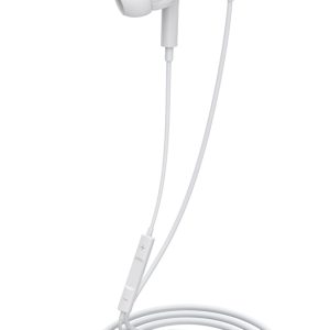 CELEBRAT earphones με μικρόφωνο E300, USB-C σύνδεση, Φ10mm, 1.2m, λευκά 3 Φ10mm