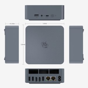 BEELINK mini PC EQR5, AMD 5650U, 16GB, 500GB M.2, Windows 11 Pro 4 500GB M.2