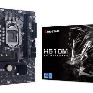 BIOSTAR μητρική H510MX/E 2.0, 2x DDR4, s1200, USB 3.2, uATX, GbE, Ver. 6.2 4 USB 3.2