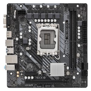 ASROCK μητρική H610M-HVS, 2x DDR4, s1700, USB 3.2 Gen1, mATX 3 s1700