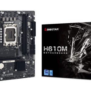 BIOSTAR μητρική H610MH-D5, 2x DDR5, s1700, uATX, GbE LAN, 7CH, Ver. 6.3 4 uATX