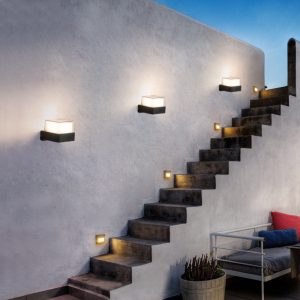 POWERTECH LED φωτιστικό τοίχου HLL-0157, 7W, 4000K, 560lm, IP65, μαύρο 3 4000K