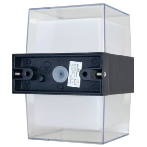 POWERTECH LED φωτιστικό τοίχου HLL-0159, 14W, 4000K, 1120lm, IP65, μαύρο 3 4000K