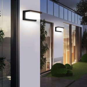 POWERTECH LED φωτιστικό τοίχου HLL-0165, 12W, 4000K, 960lm, IP65, μεταλλικό, μαύρο 2 12W