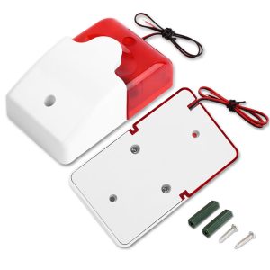 Σειρήνα πανικού Piezzo εσωτερικού χώρου HS-157, 12V, Red 2 HS 157 RD 1