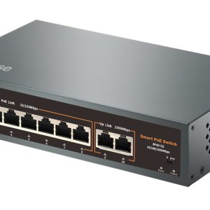 LONGSE PoE switch HT82GA με 8x LAN & 2x WAN θύρες, 10/100/1000Mbps 2 10/100/1000Mbps