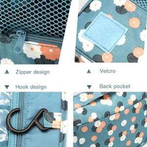 Γυναικείο νεσεσέρ HUH-0103, αδιάβροχο, 20x24cm, φλοράλ 3 20x24cm