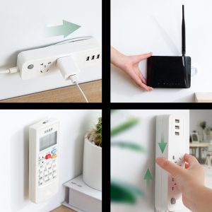 Αυτοκόλλητη βάση HUH-0110 για επιτοίχια τοποθέτηση αντικειμένων, λευκή 3 HUH 0110 2