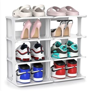 HOME USE παπουτσοθήκη HUH-0154, 4 θέσεων, 24.5x26.5x45cm, γκρι 2 4 θέσεων