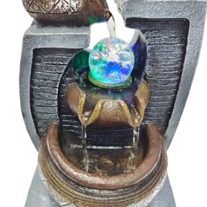 HOME USE διακοσμητικό συντριβάνι HUH-0170, φωτιζόμενο, 18x20x35cm 3 18x20x35cm