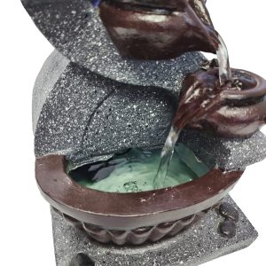 HOME USE διακοσμητικό συντριβάνι HUH-0172, φωτιζόμενο, 18x20x35cm 3 18x20x35cm