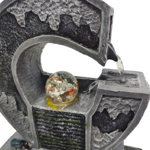 HOME USE διακοσμητικό συντριβάνι HUH-0174, φωτιζόμενο, 30x23x40cm 3 30x23x40cm