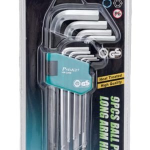 PROSKIT σετ κλειδιά Allen HW-229B σε σχήμα L, 9τμχ 2 9τμχ