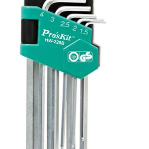 PROSKIT σετ κλειδιά Allen HW-229B σε σχήμα L, 9τμχ 1 PROSKIT σετ κλειδιά Allen HW-229B σε σχήμα L