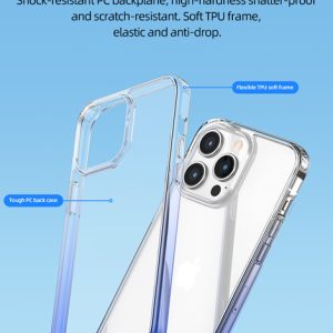 USAMS θήκη Binz για iPhone 14 Pro, μαύρη & διάφανη 3 IP14PBA01 2