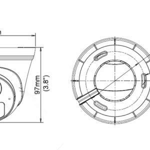 UNIARCH IP κάμερα IPC-T125-APF28, 2.8mm, 5MP, IP67, PoE, IR έως 30m 3 5MP