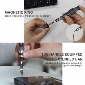 JAKEMY σετ κατσαβιδιών ακριβείας JM-8176 με θήκη, CR-V, 106τμχ 4 JM 8176 3