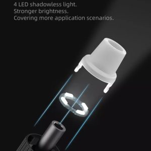 JAKEMY ηλεκτρικό κατσαβίδι JM-Y05 με LED φακό, 3 λειτουργίες, 6 μύτες 3 6 μύτες