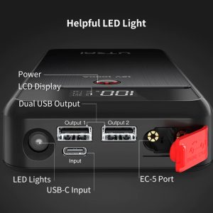 UTRAI εκκινητής μπαταρίας αυτοκινήτου Jstar Air με φακό, 12V/1000A, 13000mah 4 JSTAR AIR 3