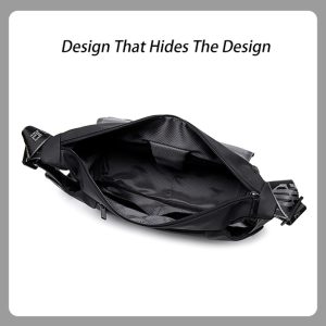 ARCTIC HUNTER τσάντα ώμου K00152 με θήκη tablet, 13L, μαύρη 3 μαύρη