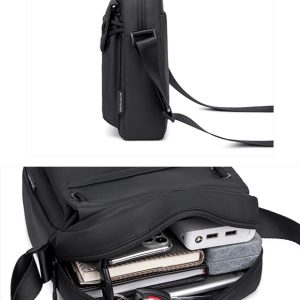 ARCTIC HUNTER τσάντα ώμου K00527 με θήκη tablet, 5L, γκρι 2 5L