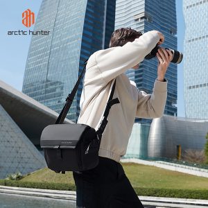 ARCTIC HUNTER τσάντα ώμου K00576 για φωτογραφική μηχανή, 9L, μαύρη 3 μαύρη