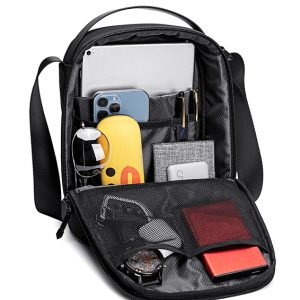 ARCTIC HUNTER τσάντα ώμου K00579, με θήκη tablet, 6L, γκρι 2 με θήκη tablet