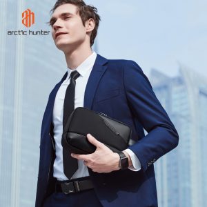 ARCTIC HUNTER τσάντα χειρός K00691, 2.7L, μαύρη 2 2.7L