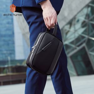 ARCTIC HUNTER τσάντα χειρός K00691, 2.7L, μαύρη 3 μαύρη