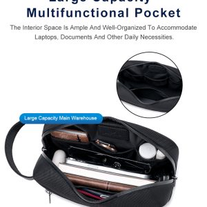 ARCTIC HUNTER τσάντα χειρός K00691, 2.7L, μαύρη 4 K00691 BK 3