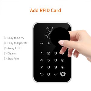 Ασύρματο πληκτρολόγιο συναγερμού K010, αφής, RFID 3 RFID