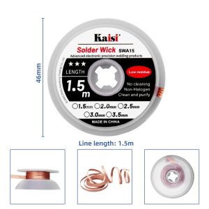 KAISI σύρμα αποκόλλησης KAI-1515, χαλκού, 1.5mm x 1.5m 4 KAI 1515 3